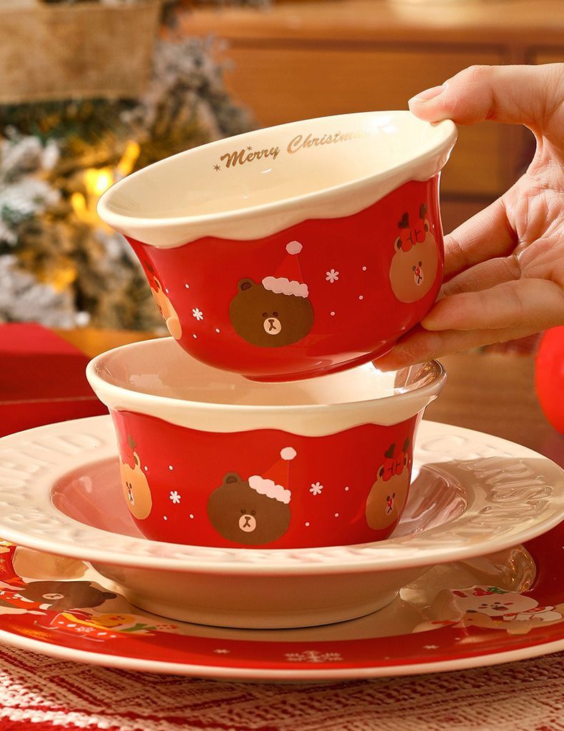 クリスマス食器セット 5点入り LINE FRIENDS 正規品 - メルカリ