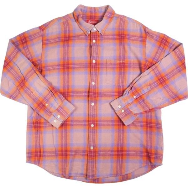 Size【L】 SUPREME シュプリーム 22SS Brushed Plaid Flannel Shirt ...