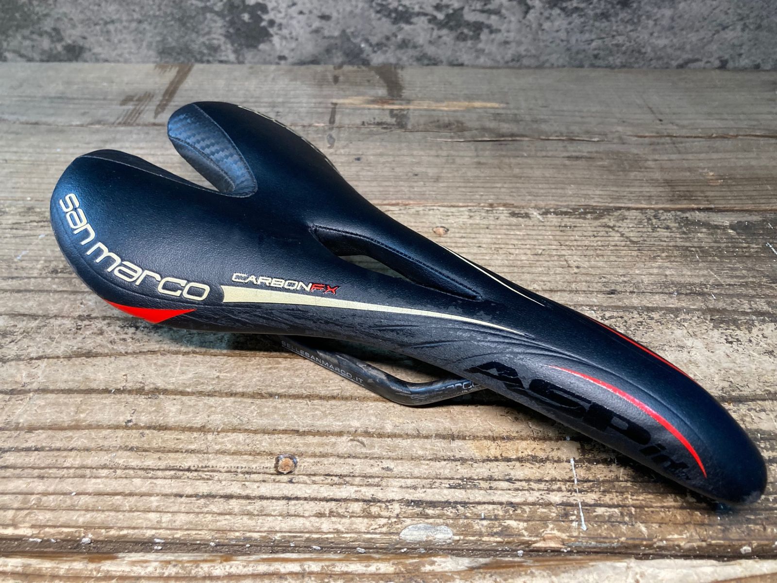 JK989 サンマルコ san marco アスピデ Aspide サドル 黒 カーボンレール スレあり