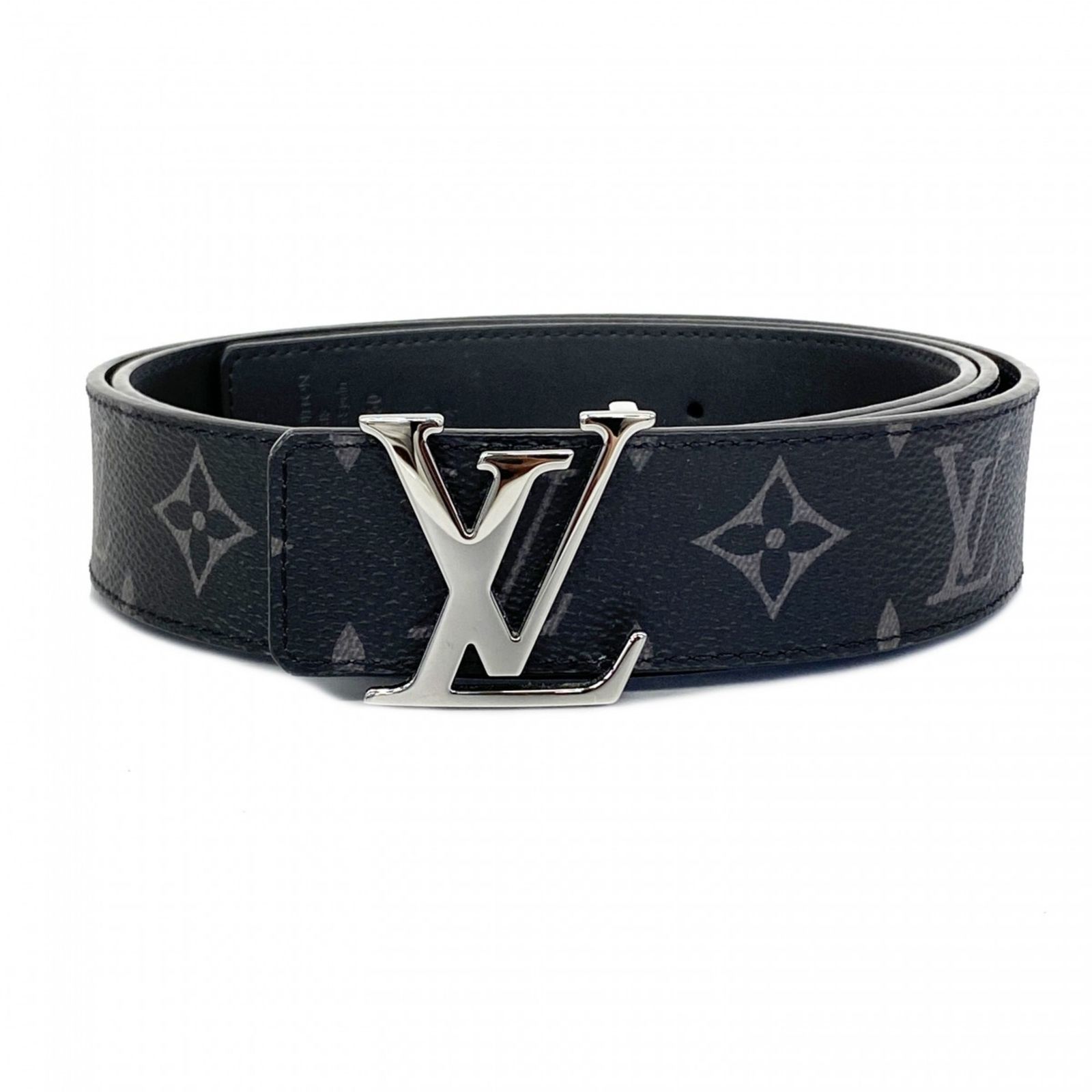 ルイ・ヴィトン(Louis Vuitton) ルイ・ヴィトン ベルト モノグラム・エクリプス ベルトLVイニシャル 35MM リバーシブル M0450Q ブラックメンズ