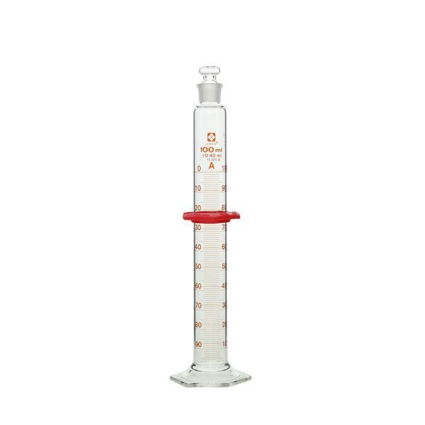 有栓メスシリンダー スーパーグレード 100mL 