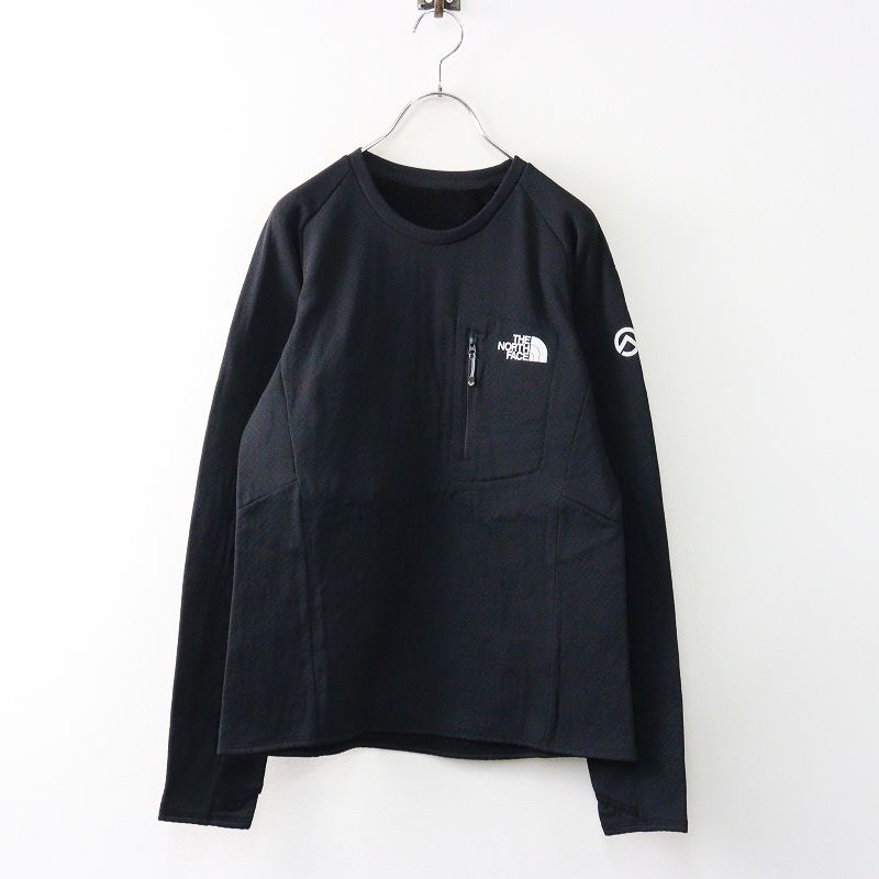 ♥ ノースフェイス THE NORTH FACE NL72323 エクスペディショングリッドフリースクルー L｜ブラック プルオーバー 2400014595437