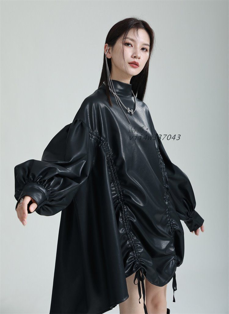 ワンピースロング長袖韓国ファッ