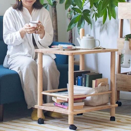 飛騨家具　天然木　キャスター付きサイドテーブル　キッチンワゴン 楽天市場】【最大全額タダ！8/1限定で当選確率2分の1】キッチン