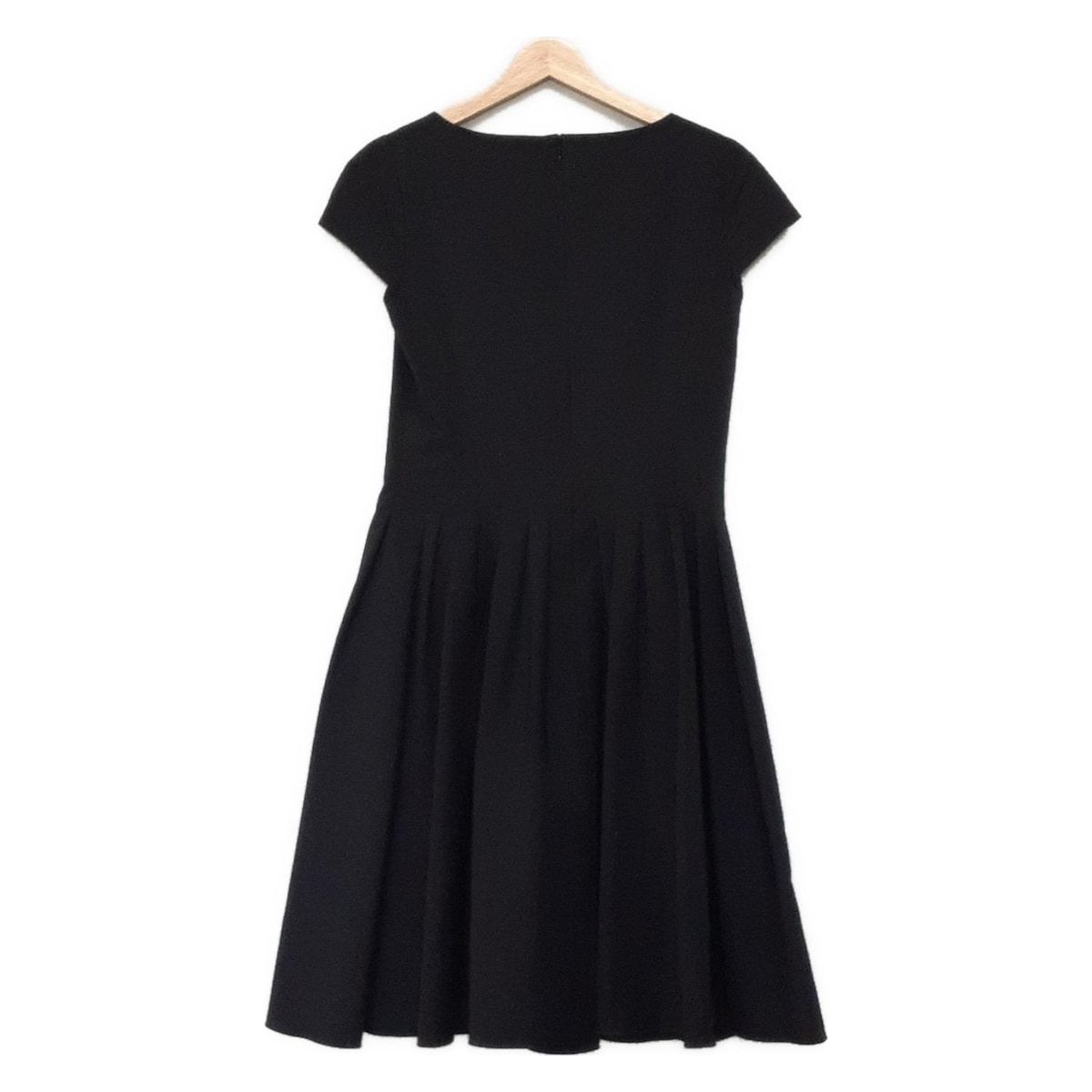 M S GRACY エムズグレイシー ワンピース サイズ40 M レディース - 黒 クルーネック 半袖 ひざ丈 USTAUSTRALIA_COM_AU