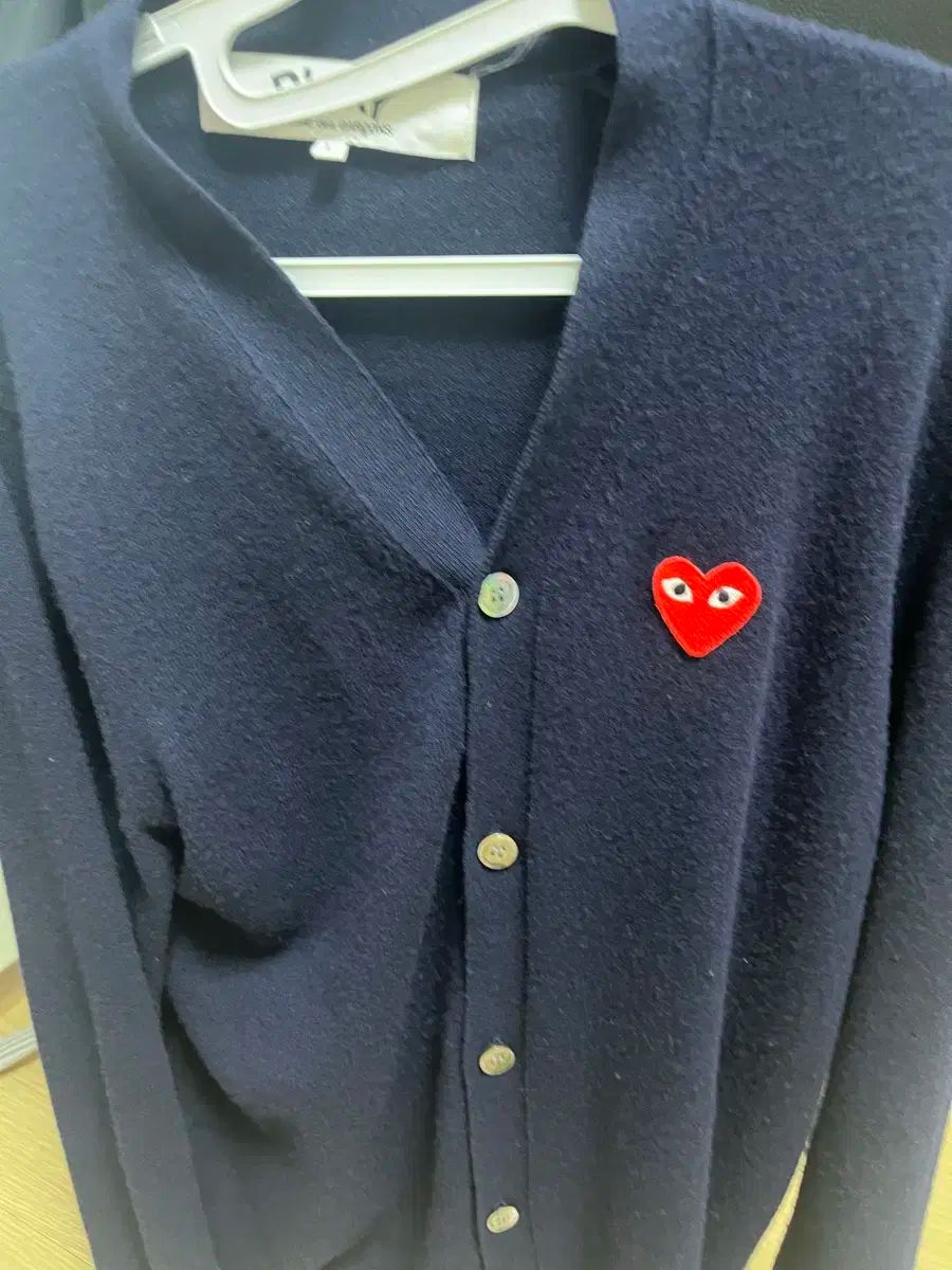 COMME des GARCONS コム デ ギャルソン カーディガン ネイビー L