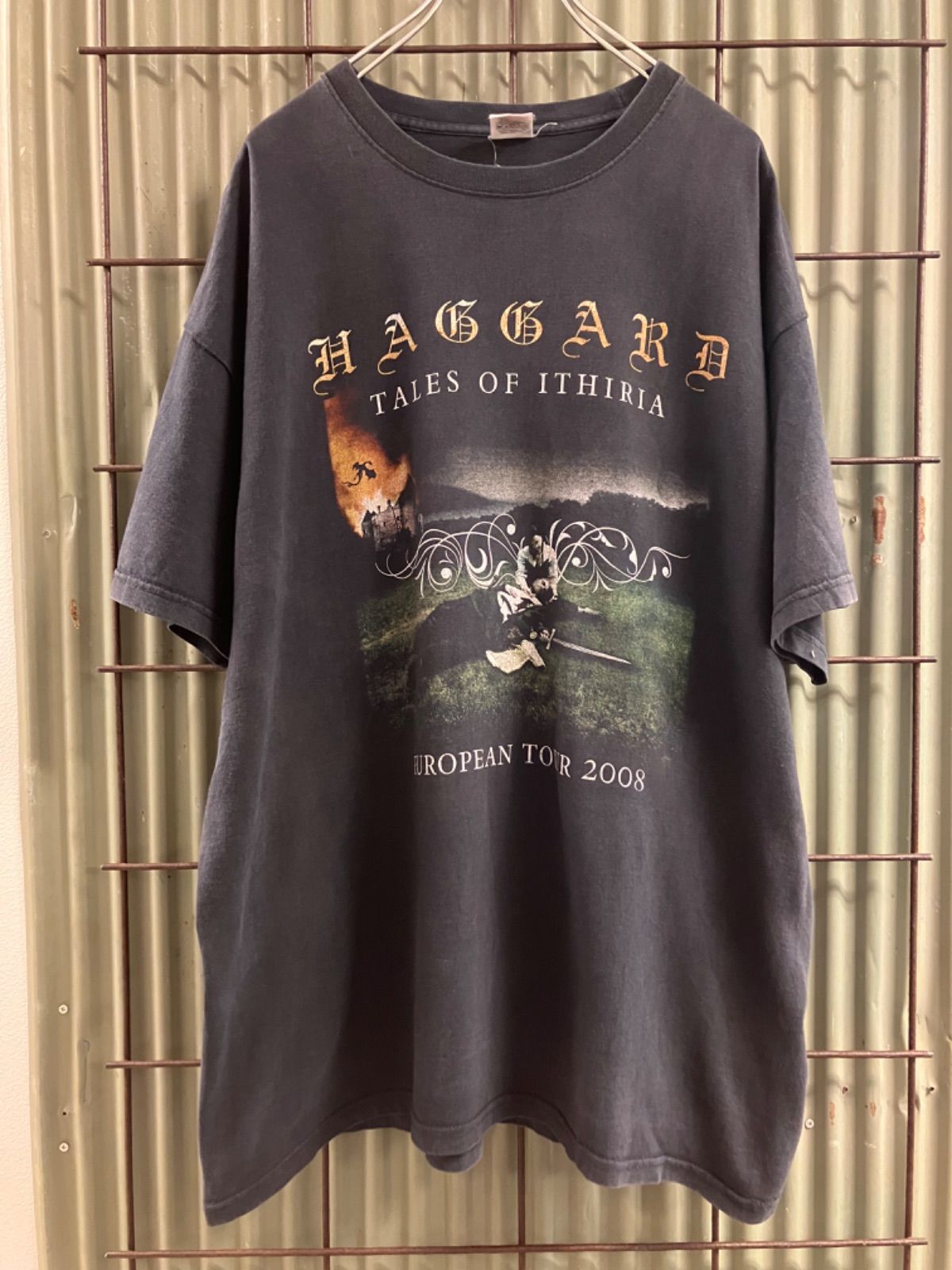 Old Haggard Tales Of Ithiria Print T-Shirt プリントTシャツ カットソー　バンド　バンドTシャツ ドイツ　メタル