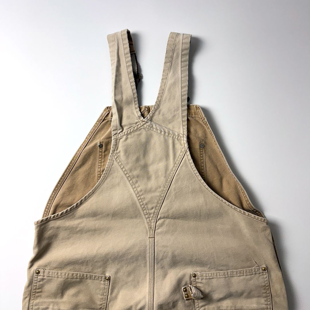 Carhartt カーハート オーバーオール ダブルニー W42 L32 ブラウン 茶