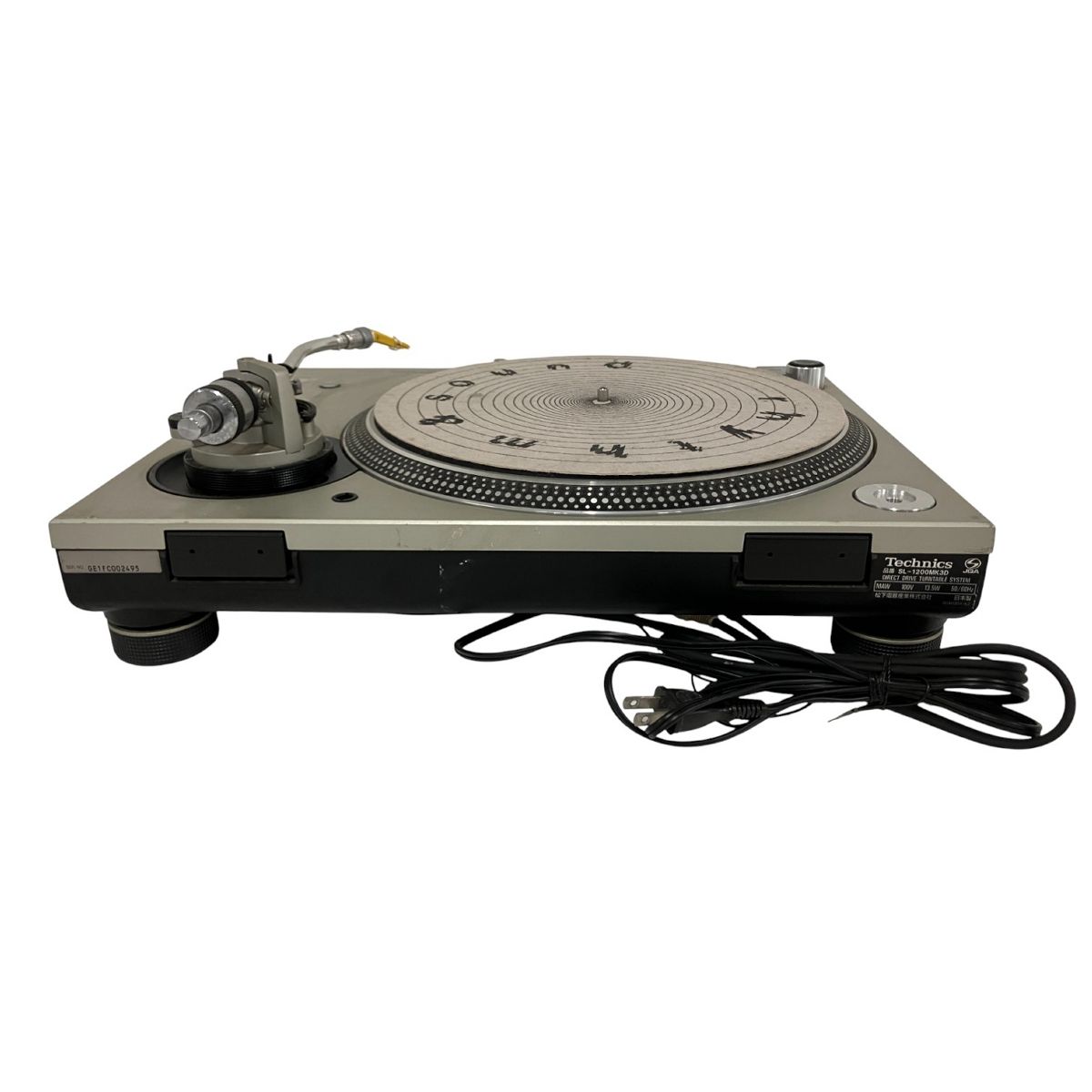 【ジャンク品】Technics SL-1200MK3D ターンテーブル 中古品】Technics/ターンテーブル/SL-1200MK3DS -DJ機材アナログ