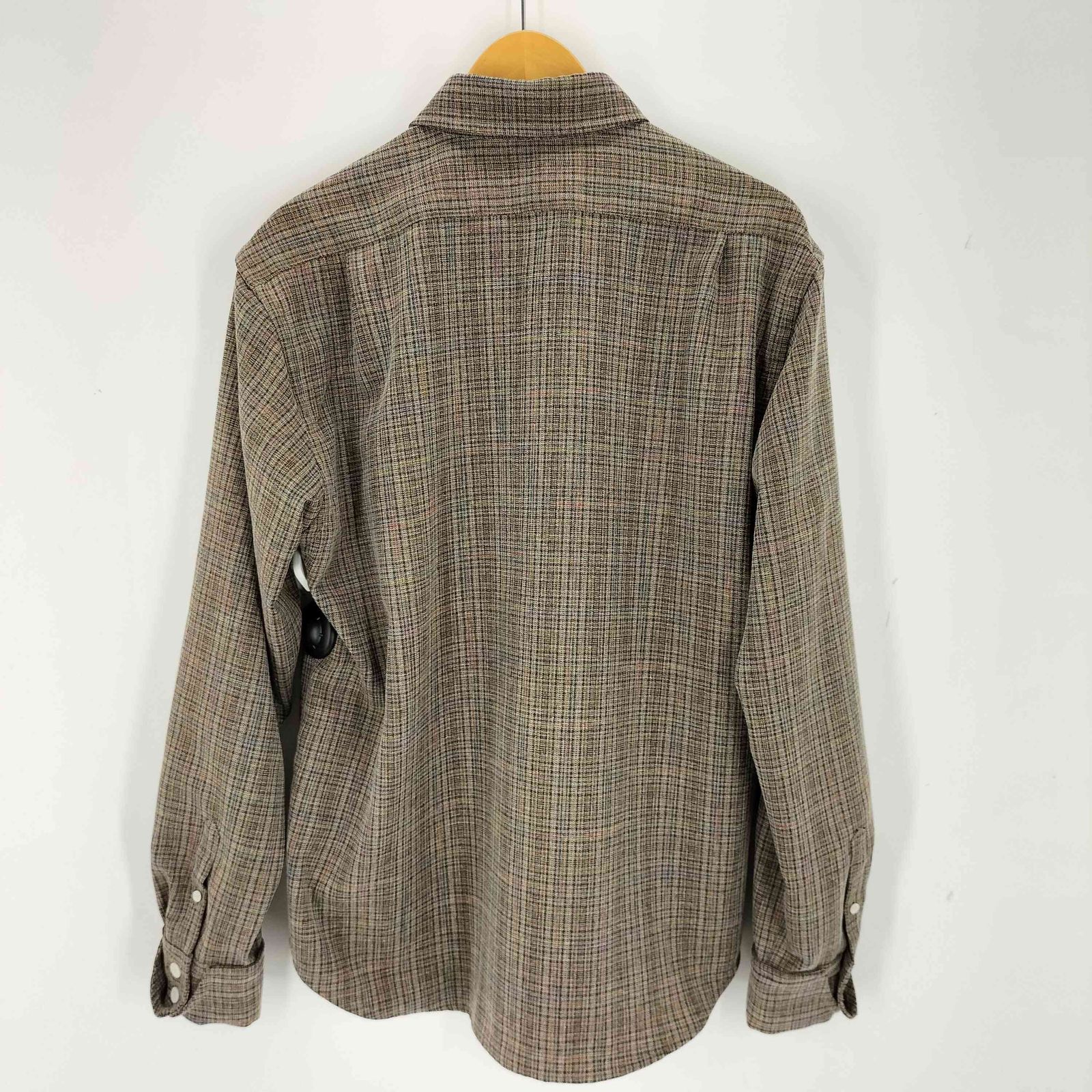 パラノイド PARANOID 25SS Crossed Check Pocket Shirt 【BRN