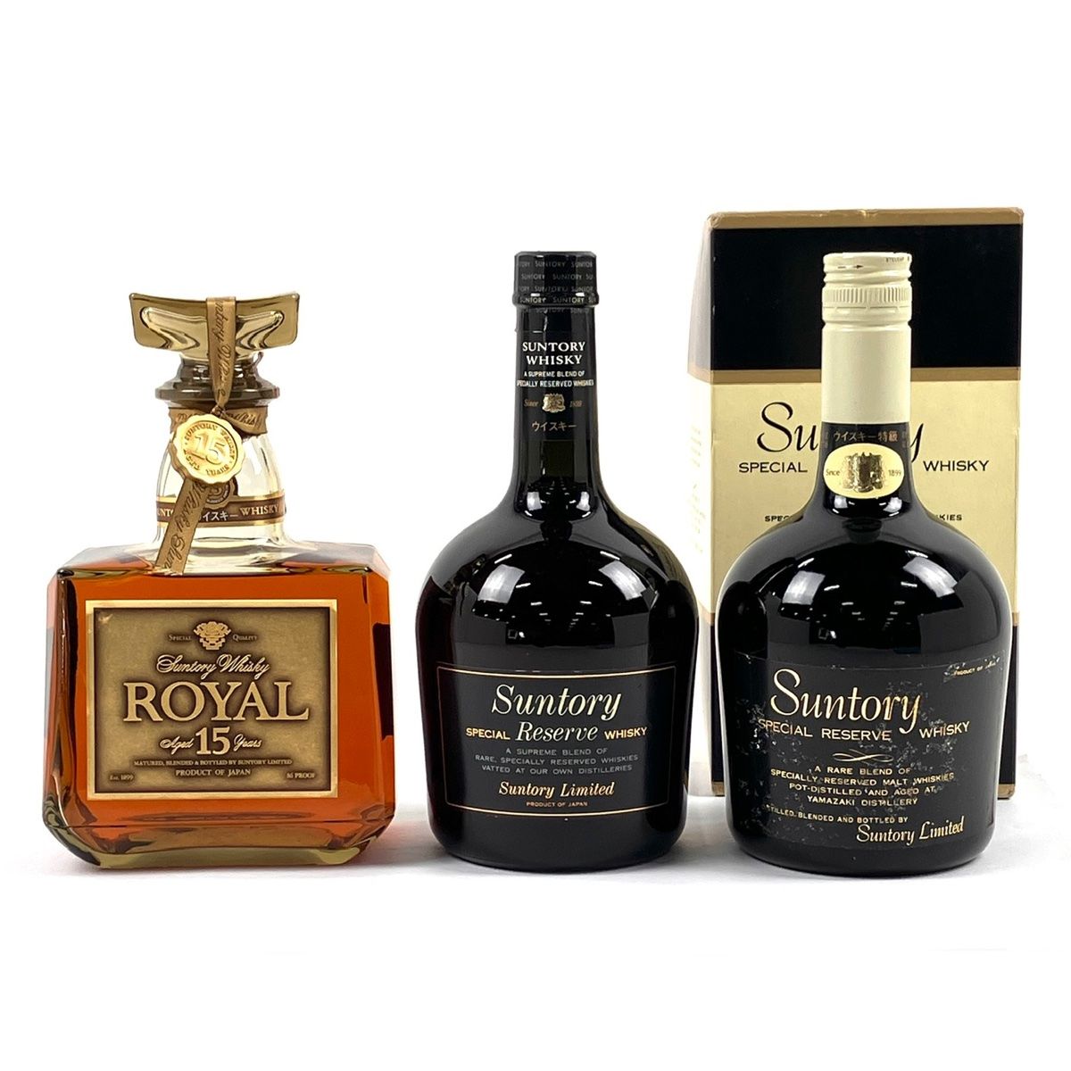 東京都内限定お届け】 3本 サントリー SUNTORY ローヤル 15年 ゴールドラベル スペシャルリザーブ 750ml ウイスキー セット 【古酒】  - メルカリ