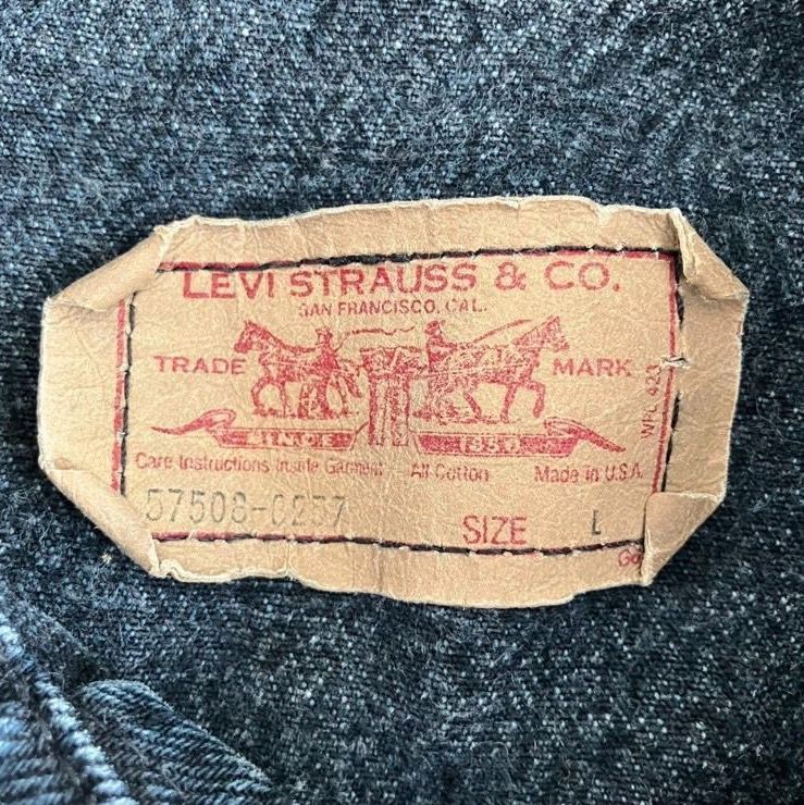 57508-8257 リーバイス　Gジャン　デニムジャケット　青　Lサイズ 57508-8257 リーバイス Gジャン デニムジャケット 青 Lサイズ - メルカリ