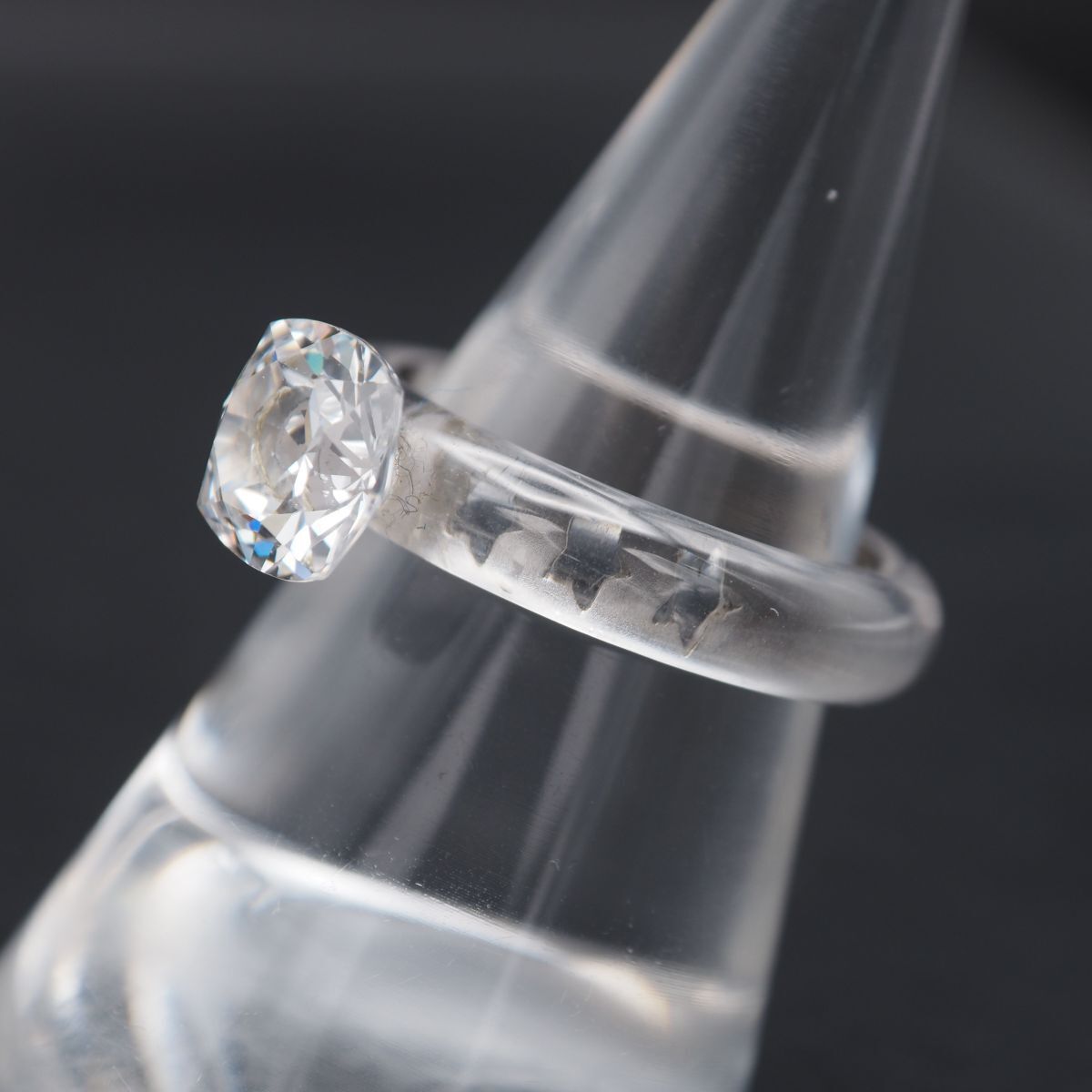 スタージュエリー*星形クリスタルリング シルバー925 C766 STAR JEWELRY スタージュエリー 925刻印 リング