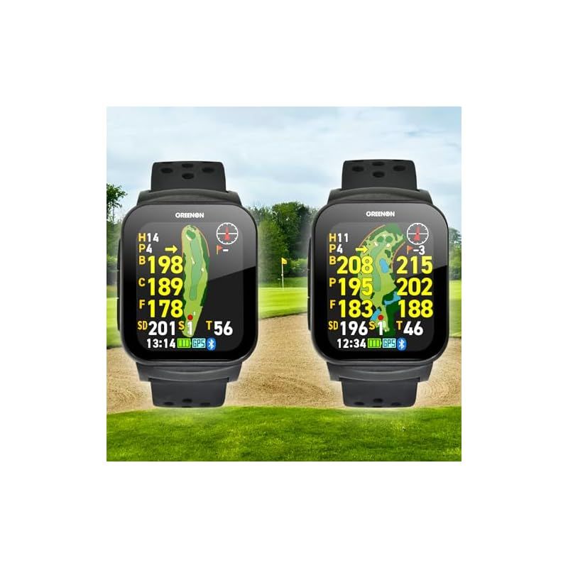 AMOLED 有機EL 高精細ディスプレイ GreenOn グリーンオン ザ ゴルフウォッチ GS501 みちびきL１S対応 THE GOLF WATCH GS501 通常版 1 WWW_IBETON_RU
