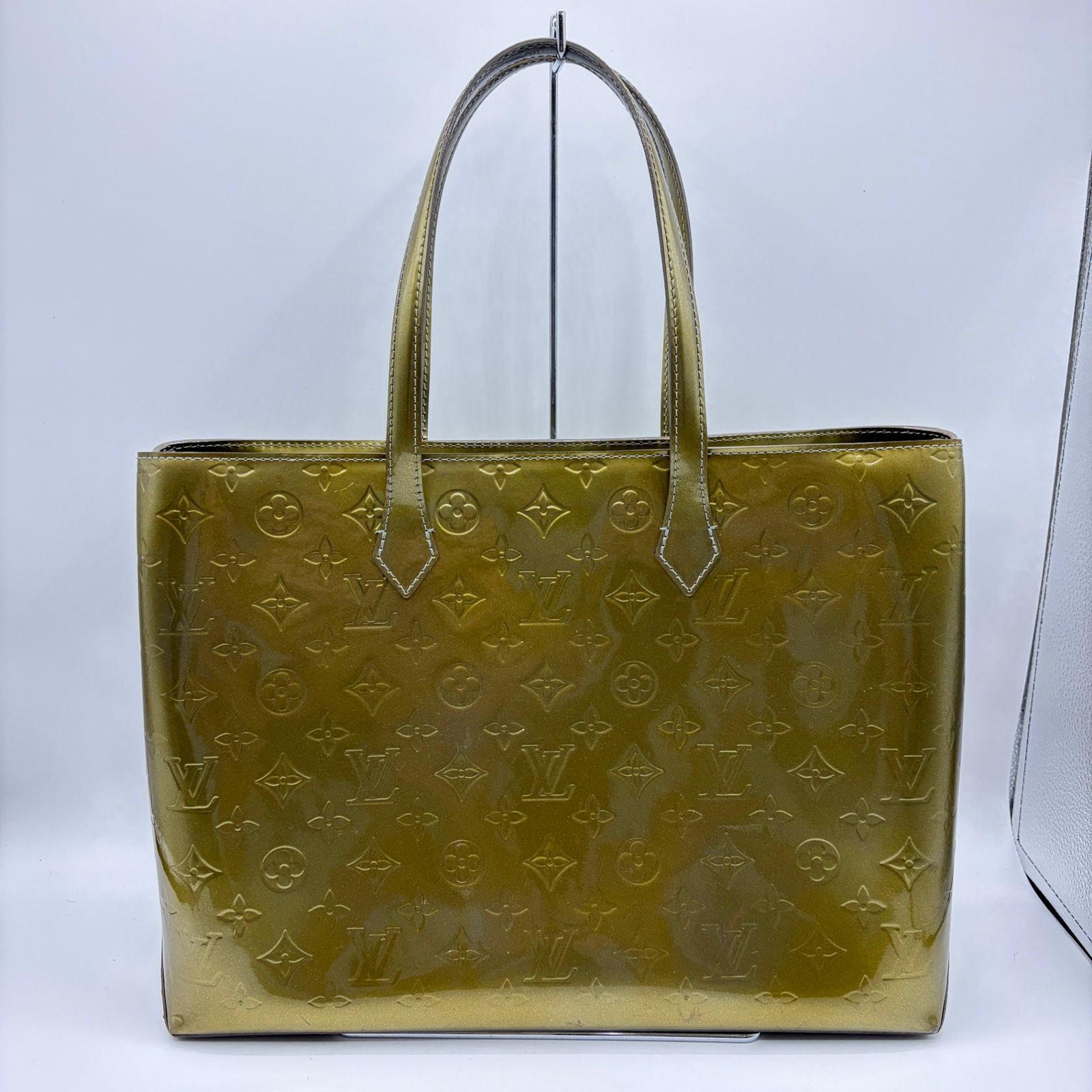 LOUIS VUITTON ヴェルニ ウィルシャーMM M91648 トートバッグ エナメル