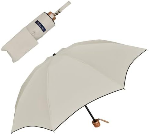 100％完全遮光 99％ではダメなんです! Rose Blanc 日傘 晴雨兼用 UVカット 1級遮光 撥水 ブランド おしゃれ レディース かわいい 母の日 3段折り 傘袋 50cm プレーン 3pl 折傘タイプ