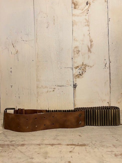 ♪CELINE 真鍮バレットチェーン ブラウンレザーベルト - メルカリ