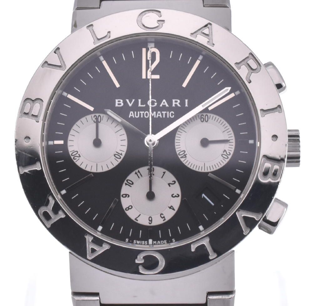 ブルガリ BVLGARI BB38SSCH ブルガリブルガリ クロノグラフ 自動巻き