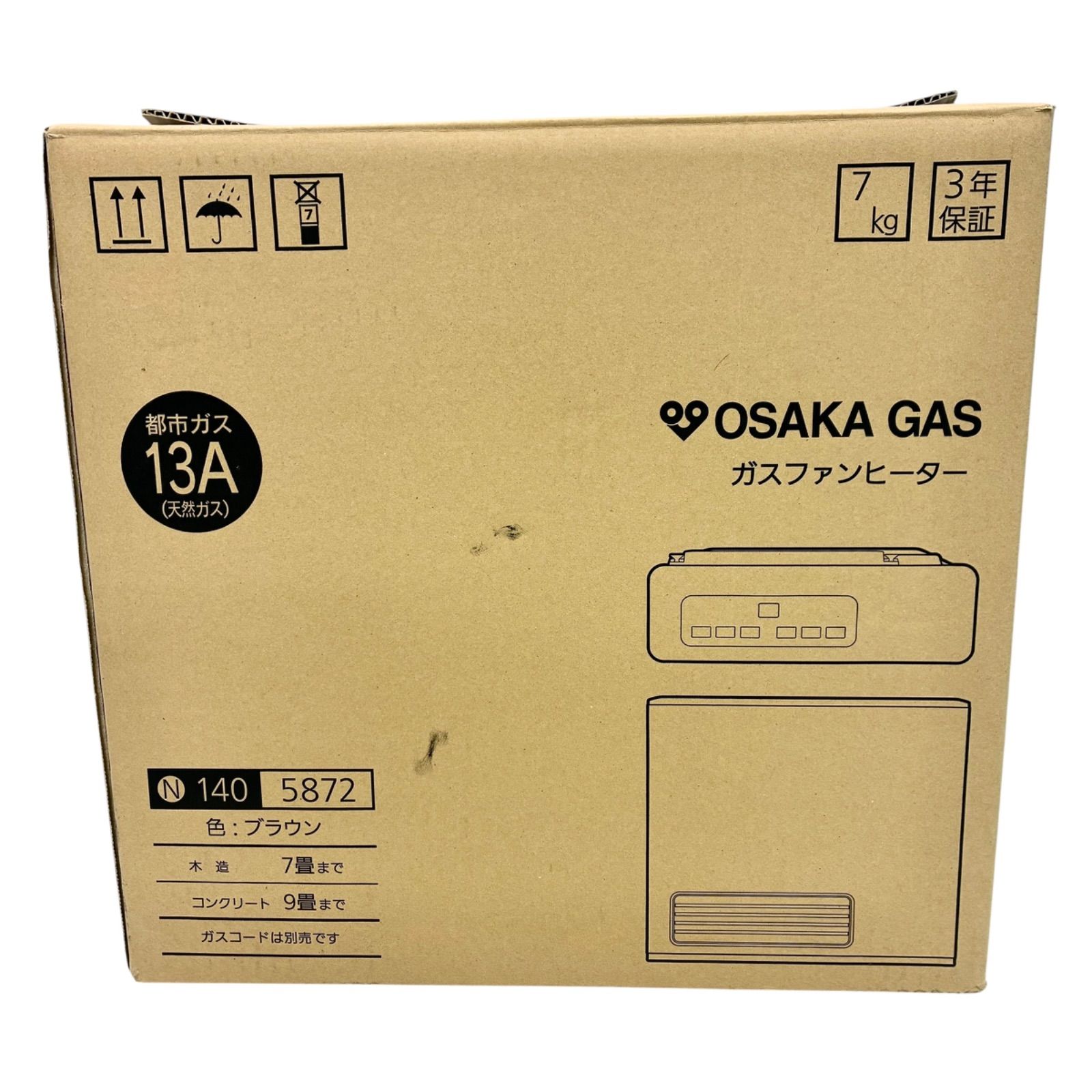 未使用品 未開封 都市ガス用 ガスファンヒーター 7 〜9畳 ノーリツ 大阪ガス 楽天市場】ノーリツ ガスファンヒーターの通販