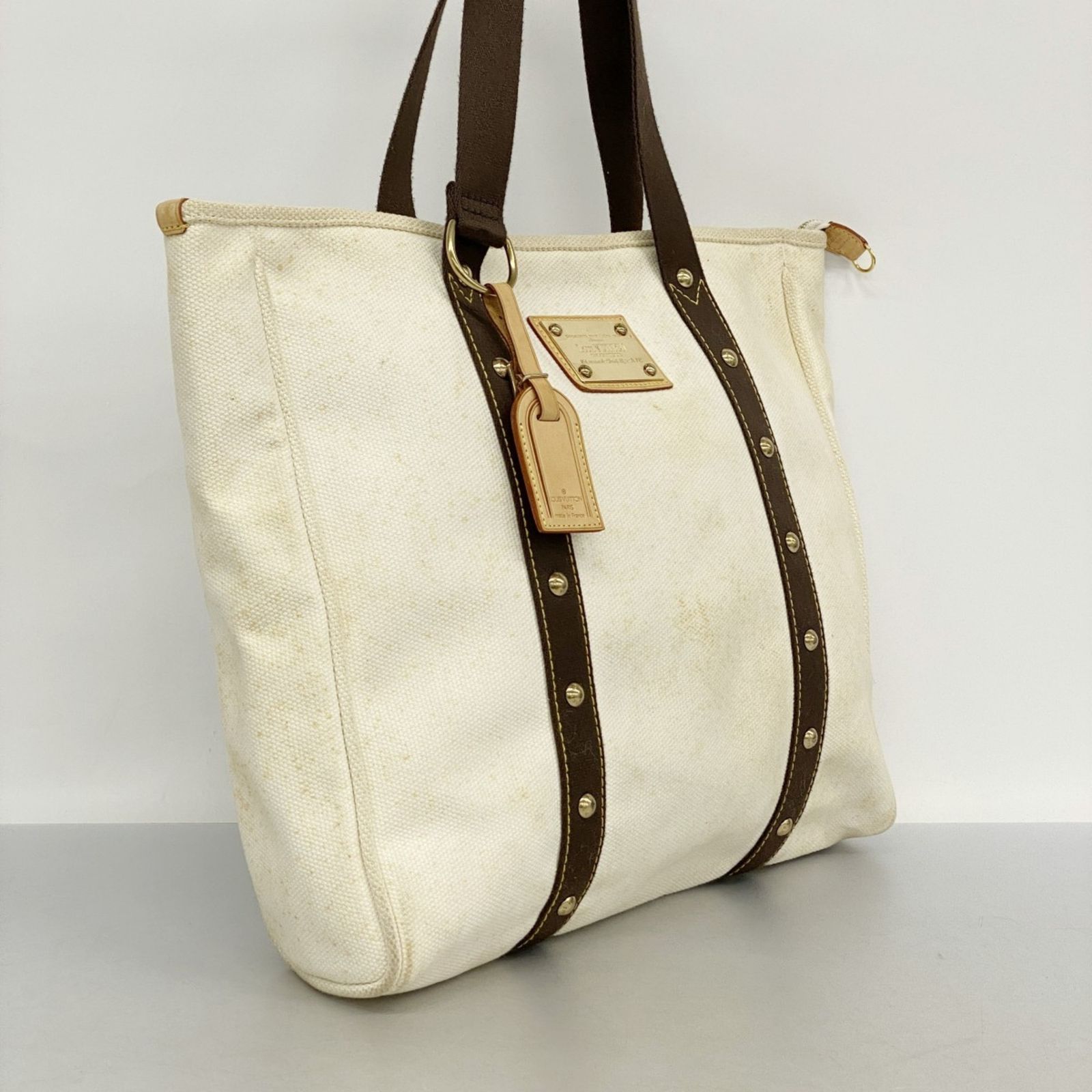 ルイ ヴィトン Louis Vuitton ルイ ヴィトン トートバッグ アンティグア カバGM M40033 エクリュレディース