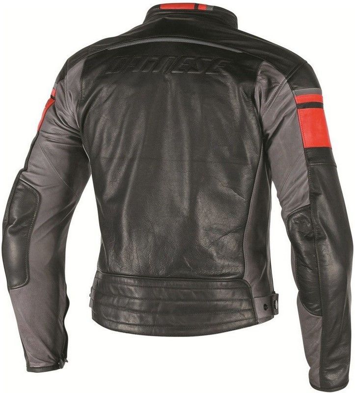 Dainese レザージャケット ブラック/レッド Dainese Racing 4 Red Black Leather Jacket Size 54 | eBay