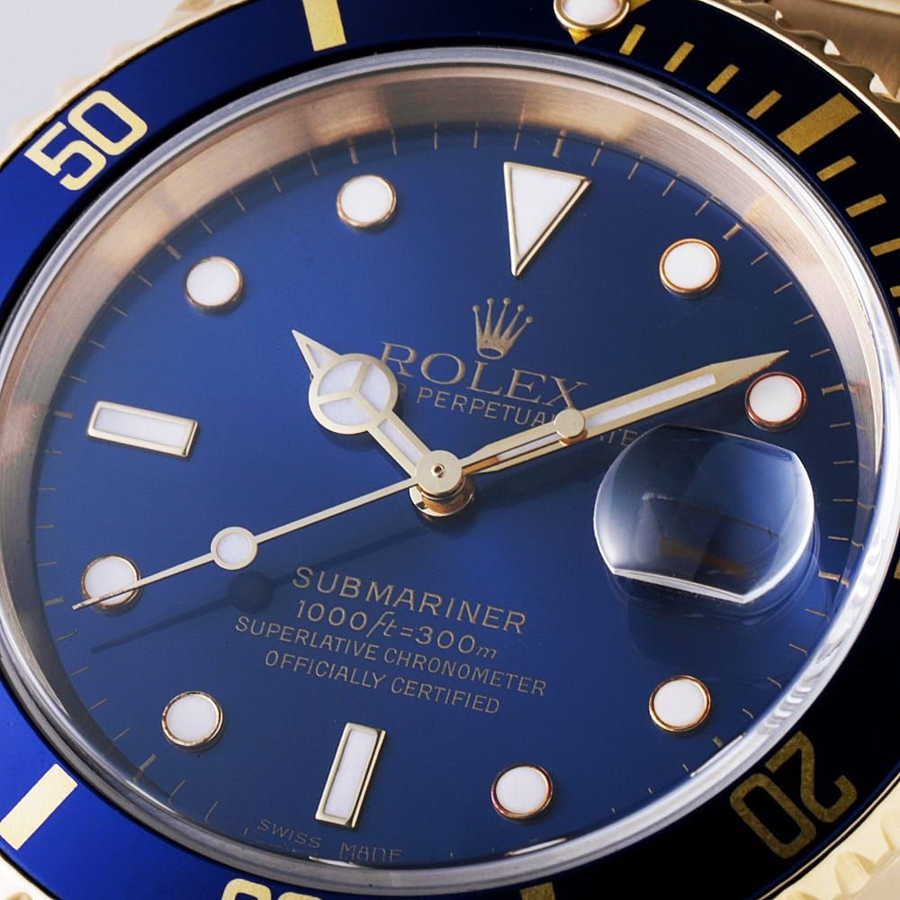 ロレックス サブマリーナ デイト 16618 ブルー A番 中古 メンズ - メルカリ