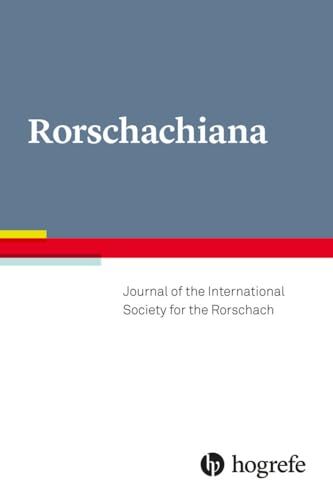 Rorschachiana Journal of the International Society for the