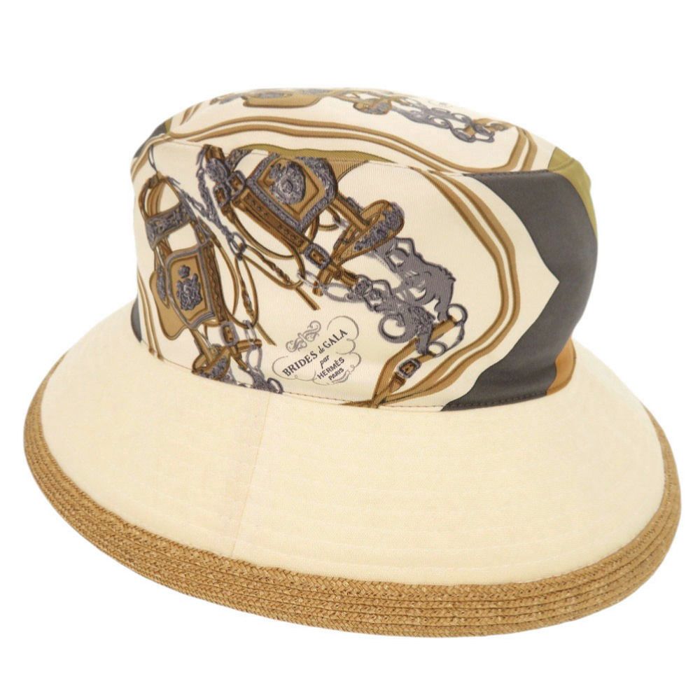 HERMES シルク&リネン サマーハット 楽天市場】リネン（ブランドエルメス）（帽子｜バッグ・小物