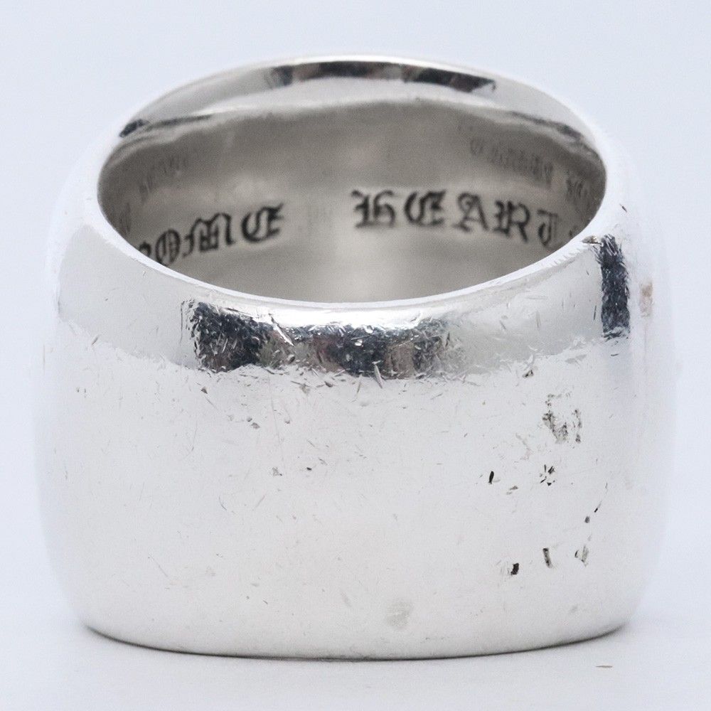 22号 CHROME HEARTS クラシックオーバルクロスリング シルバー