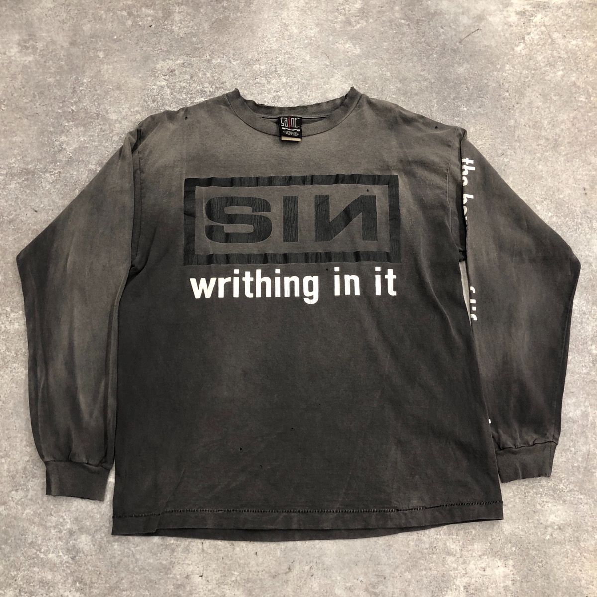 SAINT MICHAEL セントマイケル SAINT Mxxxxxx 22AW SIN プリント ロンT 