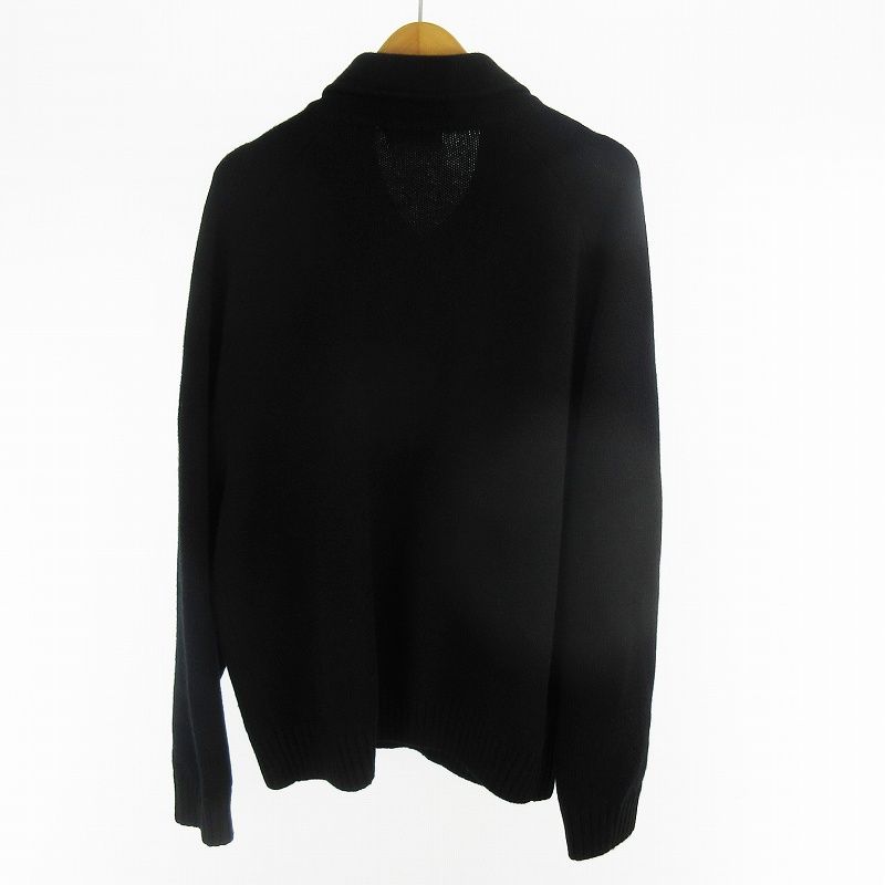 【GW前限定値下げ！！】UNIQLO U ラムニットジャケット XL ブラック ユニクロ UNIQLO U 24AW ラムニットジャケット ジャケット 351