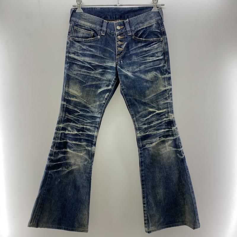 TORNADE MART ブーツカットデニム Sサイズ トルネードマート Sサイズ ホワイト ブーツカットデニム 中古 TORNADO