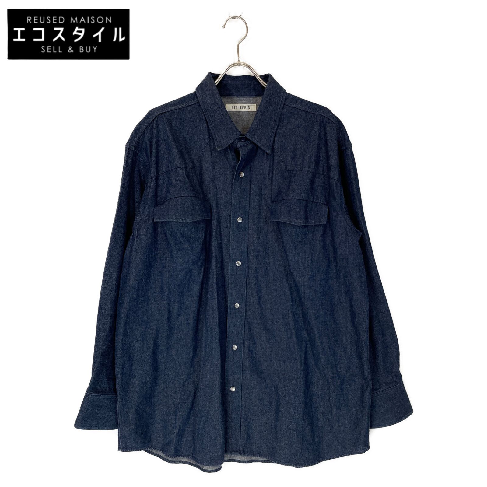 LITTLEBIG  リトルビッグ ブルー Over Denim SH [LB181-SH04] 3