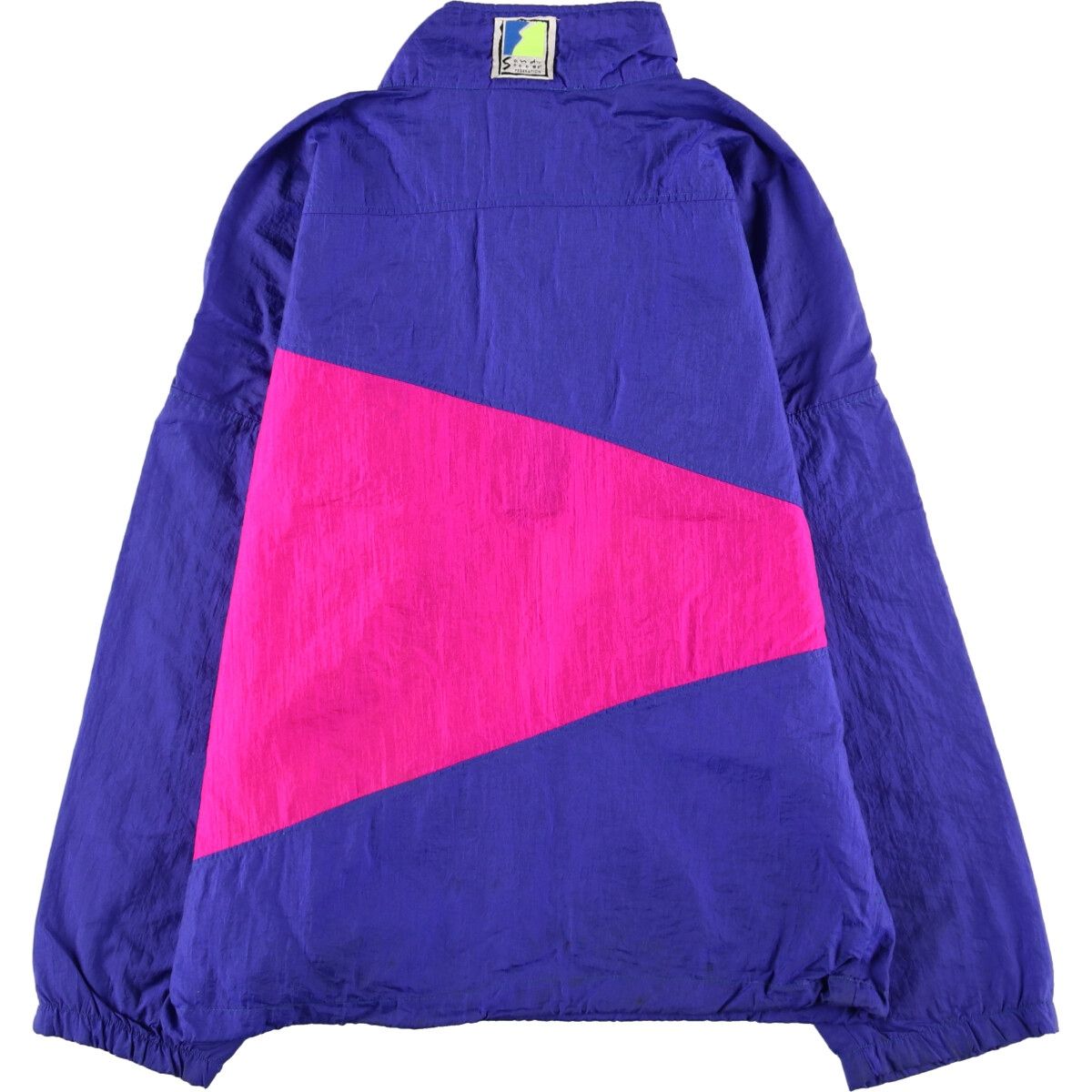 古着 90年代 アンブロ UMBRO SAND SOCCOR ハーフジップ ナイロンプル 