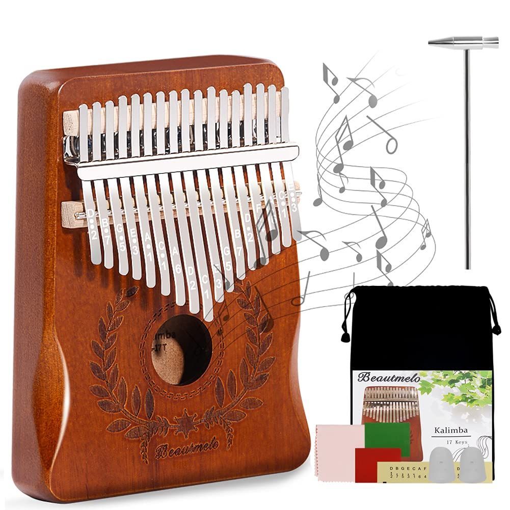 Kalimba カリンバ 34キー 親指ピアノ 木製 マホガニー Amazon | [Cicogna] カリンバ 34キー Kalimba マホガニー 木製