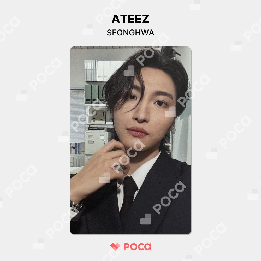 ATEEZ ソンファ シーグリ 2021 ＋ トレカ ＋ 社員証 IDカード ateez 会員証 学生証 IDカード サン - メルカリ
