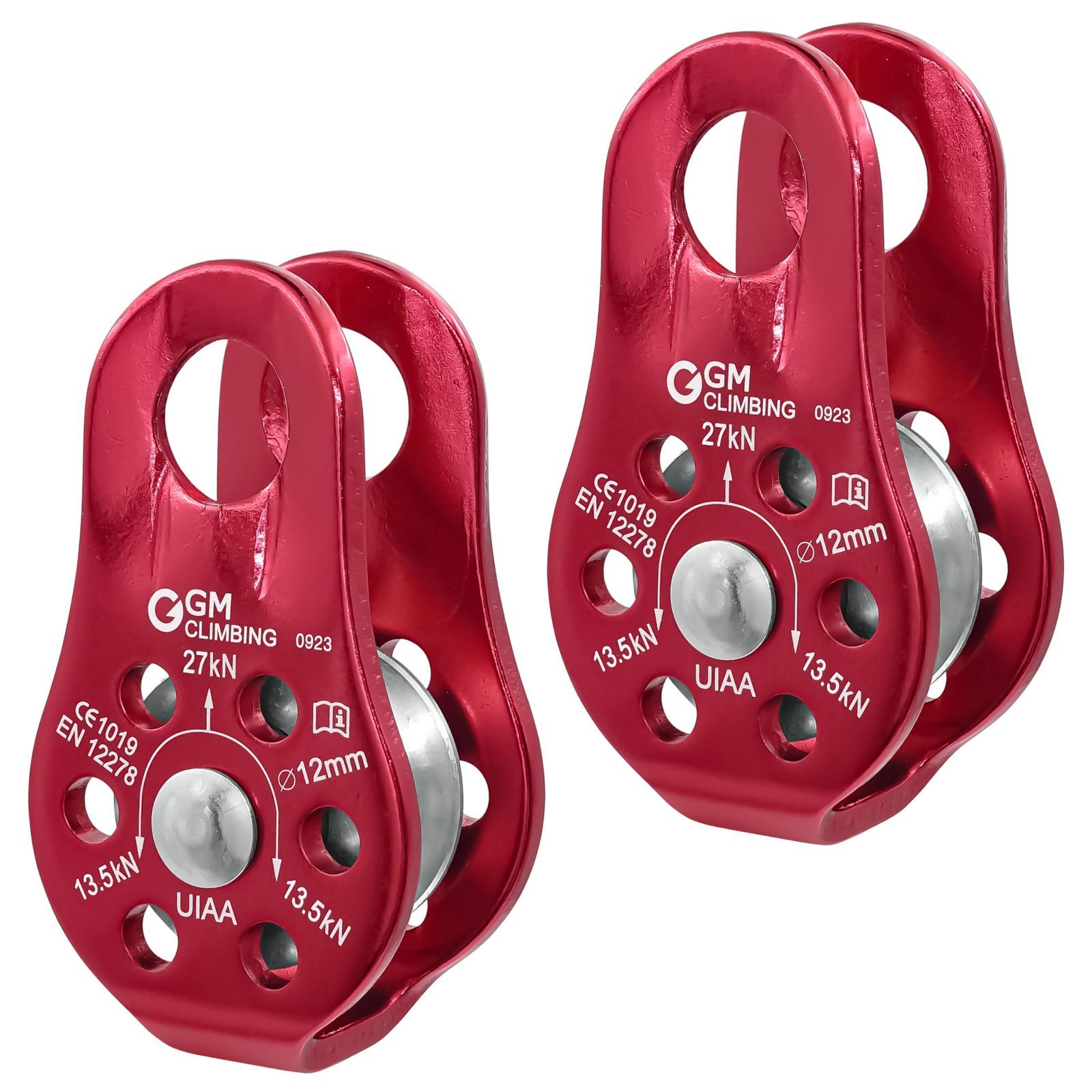 27kN UIAA CE認証 フィックスサイド CLIMBING 固定式 マイクロプーリー コンパクトサイズ アーボリスト GM クライミング レスキュー リギング使用