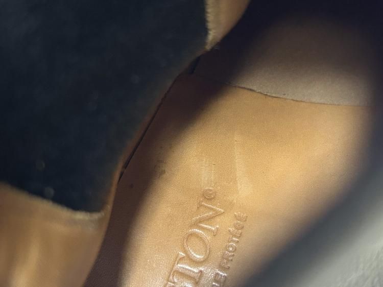 615 0925 上 JMウエストン チェルシーブーツ サイドゴアブーツ ブラウン カーフ 6 B 705