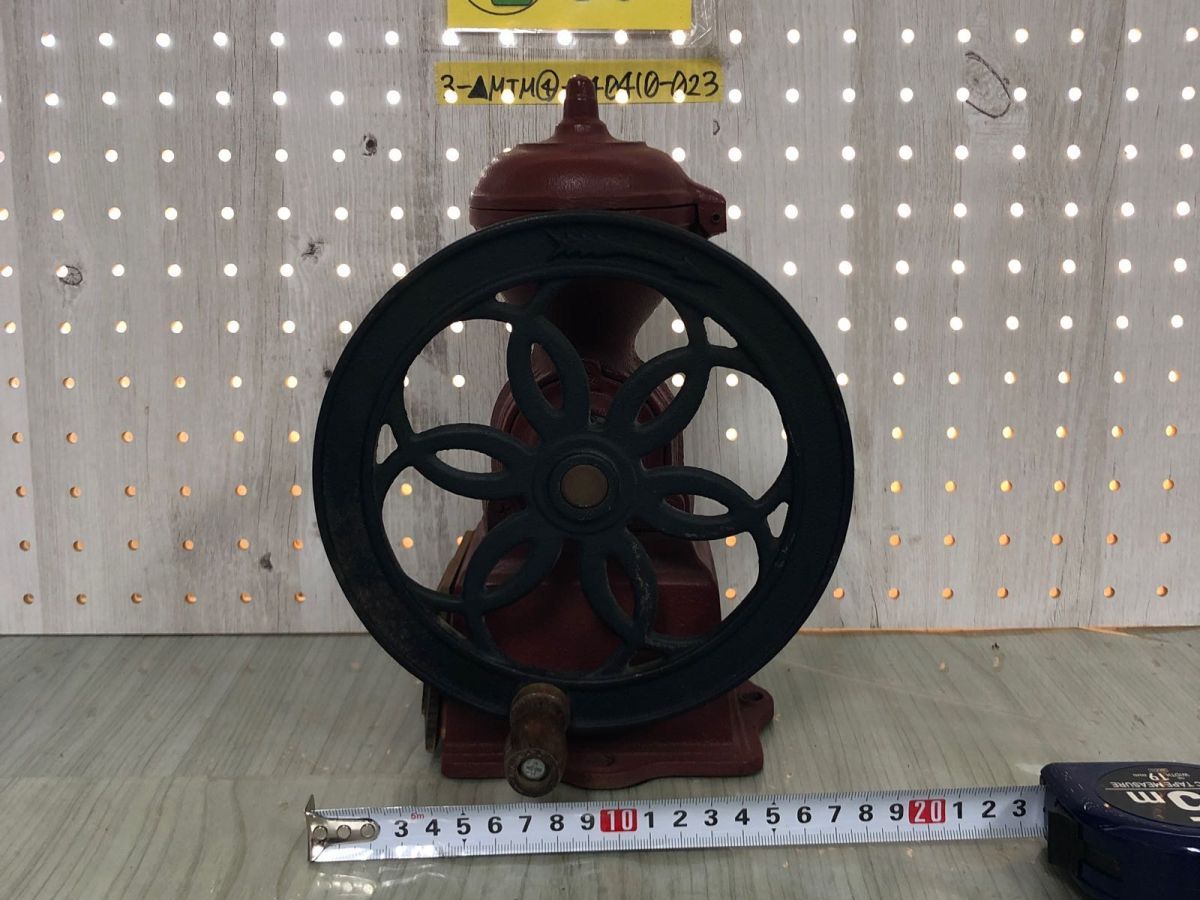 3-▲現状品 カリタ 手動式 コーヒーミル レッド 赤 RED kalita レトロ アンティーク 3-△現状品 カリタ 手動式 コーヒーミル レッド 赤 RED kalita
