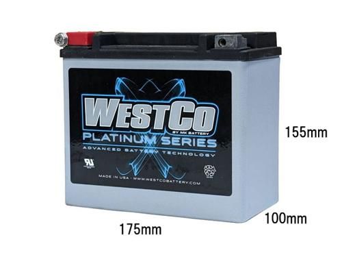 WESTCO ハーレー用バッテリー 1991～96年ダイナモデル ソフテイルモデル