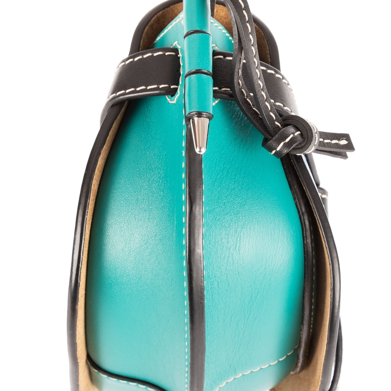 LOEWE ロエベミニフェイクロスボディ青カーフスキンレザーN