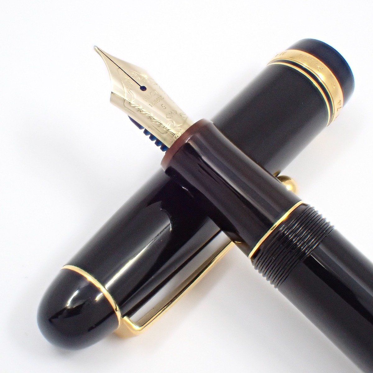 PILOT 万年筆 CUSTOM74 14Kゴールド Ｂ PILOT パイロット カスタム74 万年筆 14Kペン先 ブラック