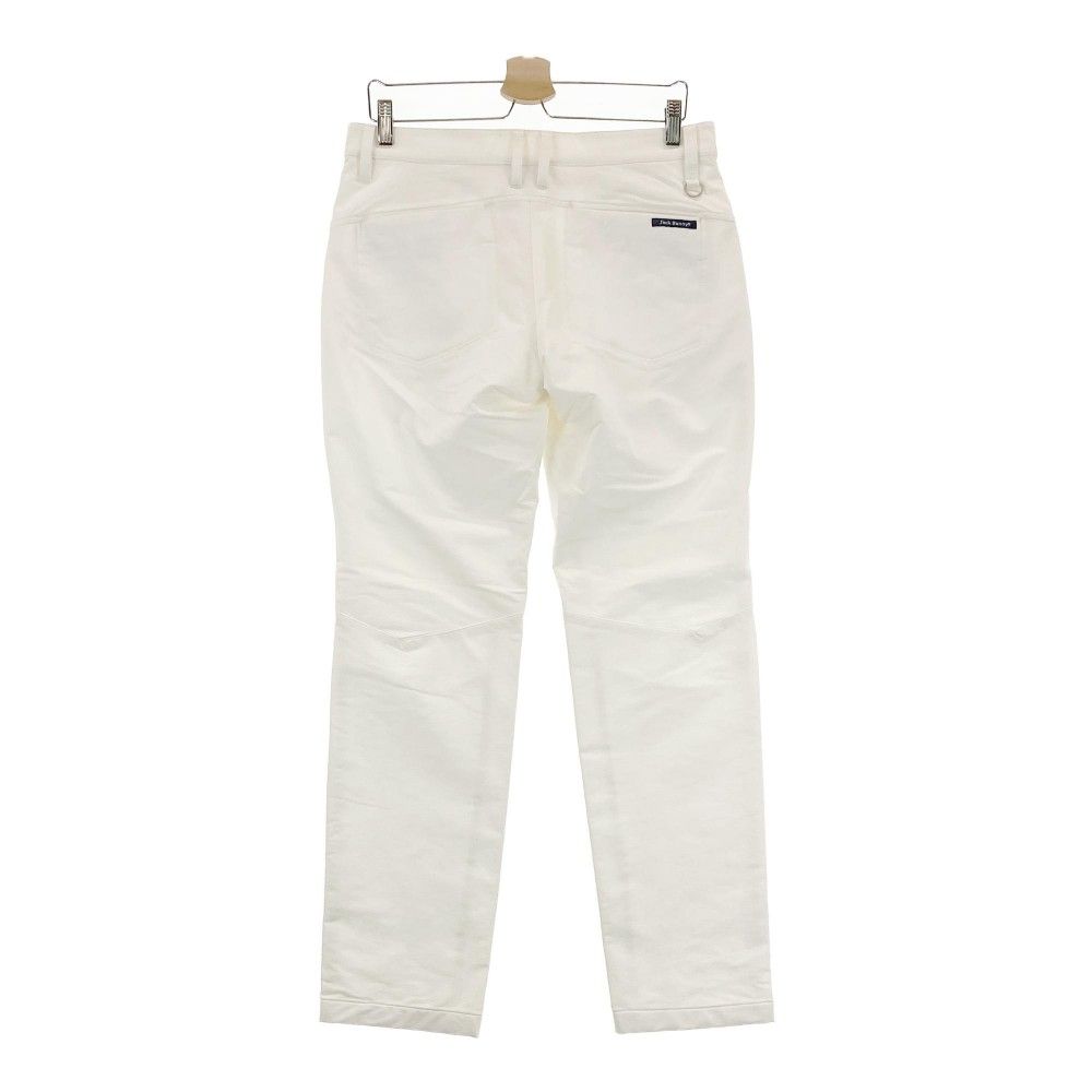 美品❗️JACK BUNNY ゴルフパンツ　ホワイトパンツ　サイズ4 Jack Bunny!!（ジャックバニー） パンツ 白 サイドロゴ ストレッチ
