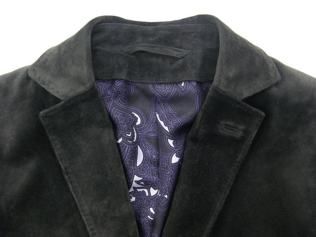 ブリオーニ　Brioni カーフレザー　スエード　テーラードジャケット 50. 1240005026478_1.jpg