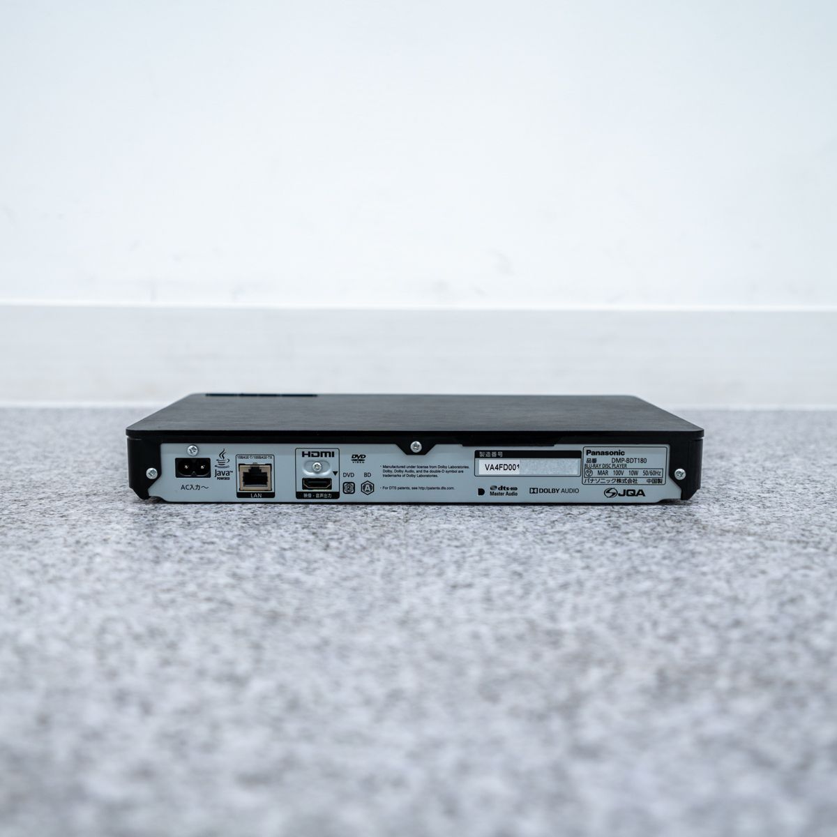 Panasonic ブルーレイプレイヤー DMP-BDT180 中古　動作確認済 Panasonic ブルーレイプレーヤー DMP-BDT180