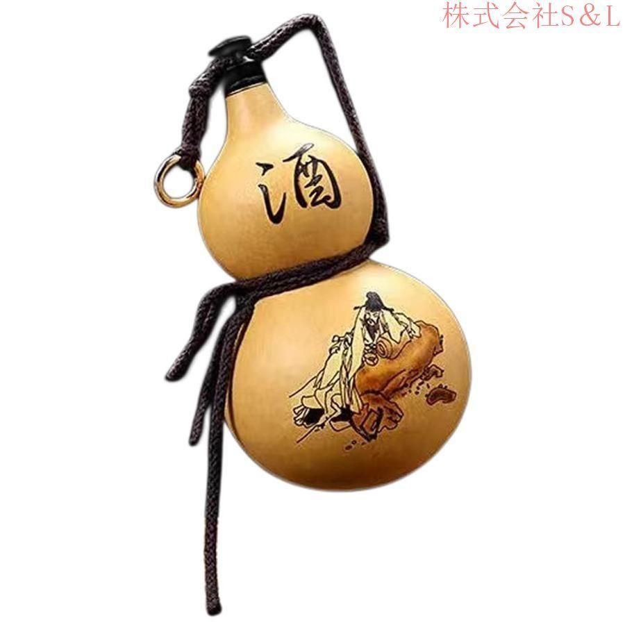  天然ひょうたんジャグ酒ワインひょうたんジャグ大容量ワインウォーターボトルキャンプ用水とワインひょうたんS＆Lお手入れが簡単なヒップフ アルコールグッズ キッチン 食器