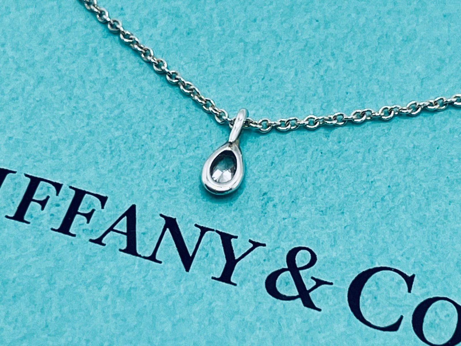 a108 希少 美品 Tiffany&Co. ティファニー バイザヤード ペア シェイプ