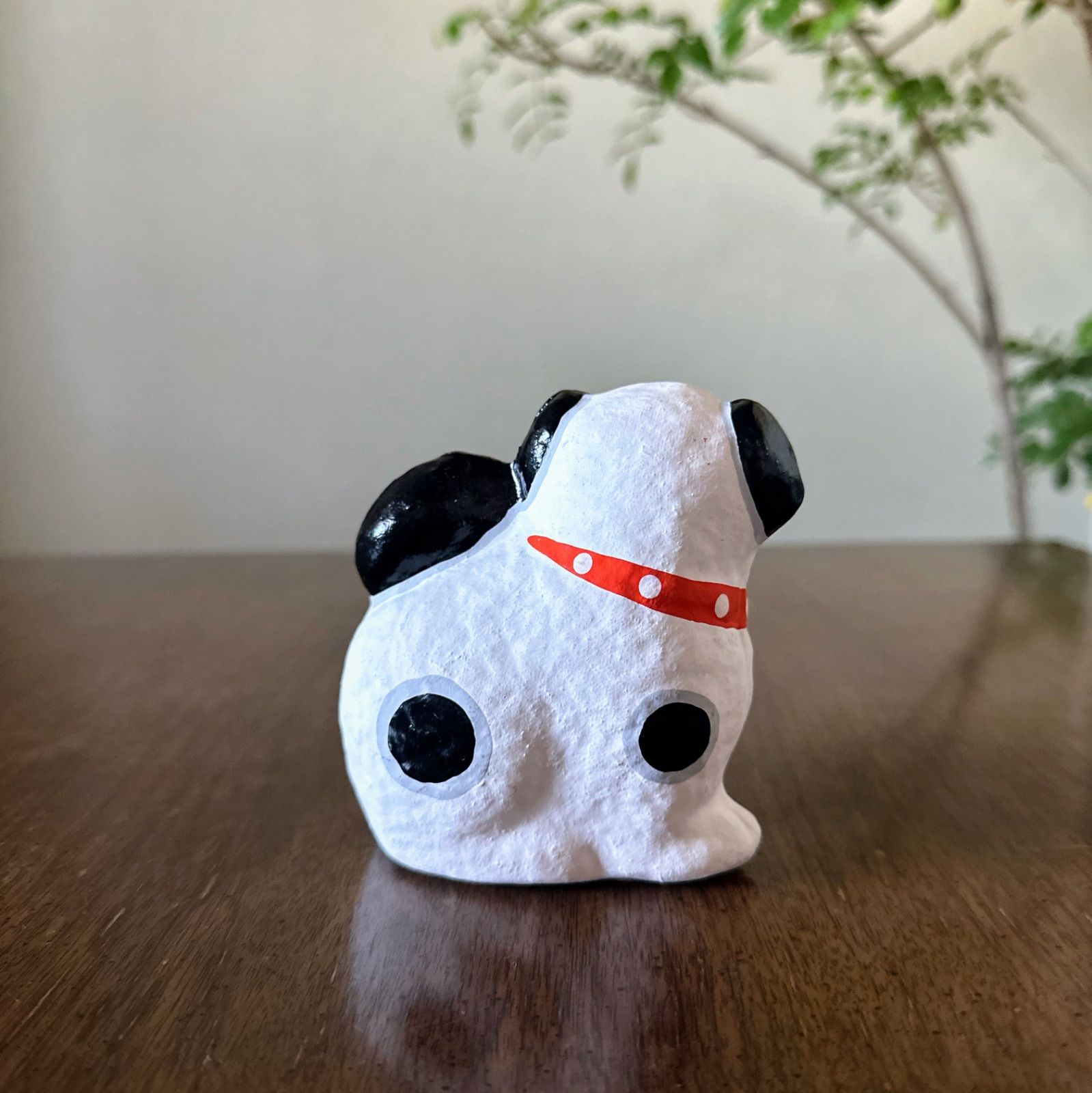 状態良好◇三春張り子 「宝いぬ」 高柴デコ屋敷 彦治民芸 張子人形