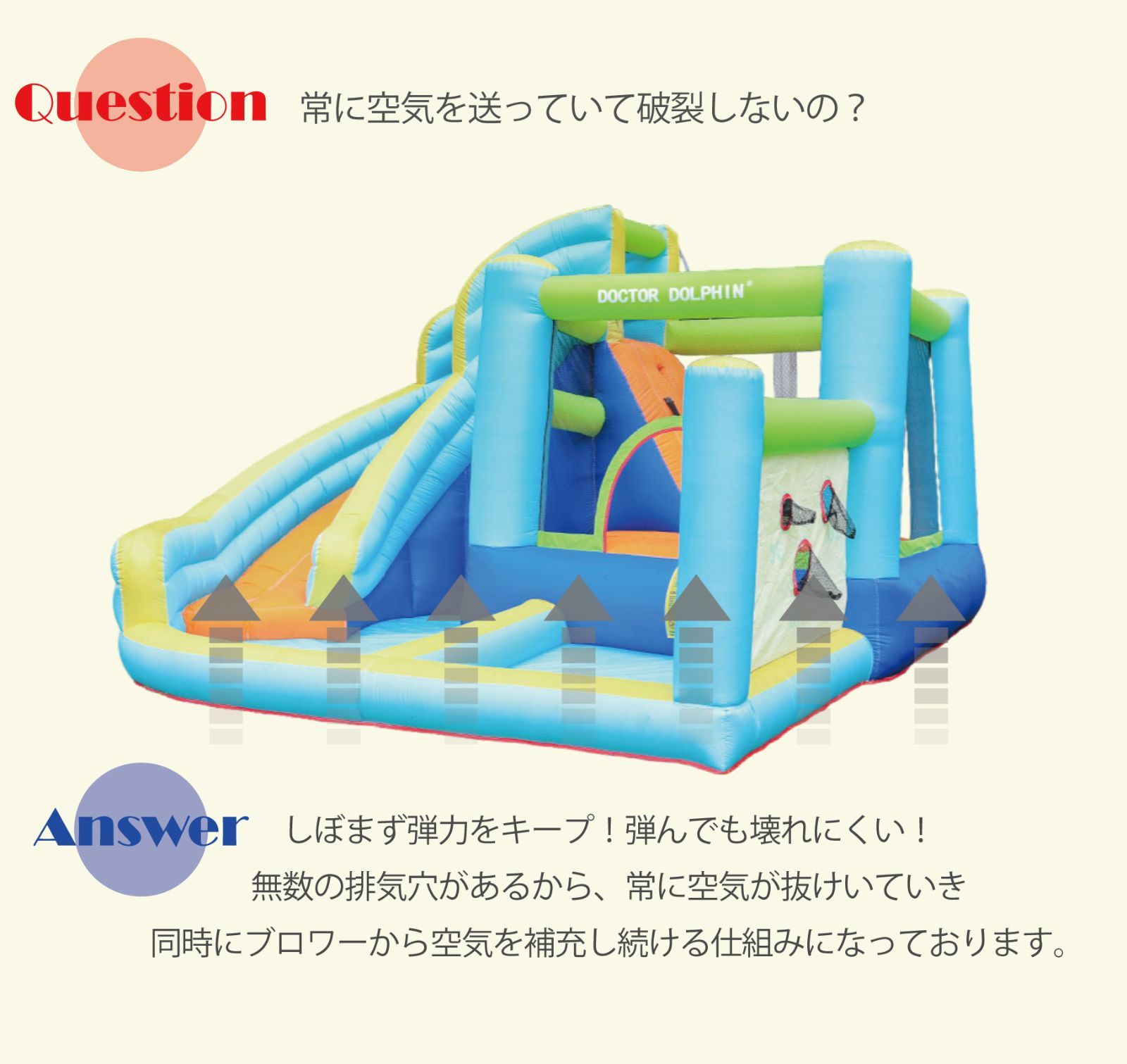 大型 プール すべり台 エアー 遊具 滑り台 ビニールプール 大型プール 