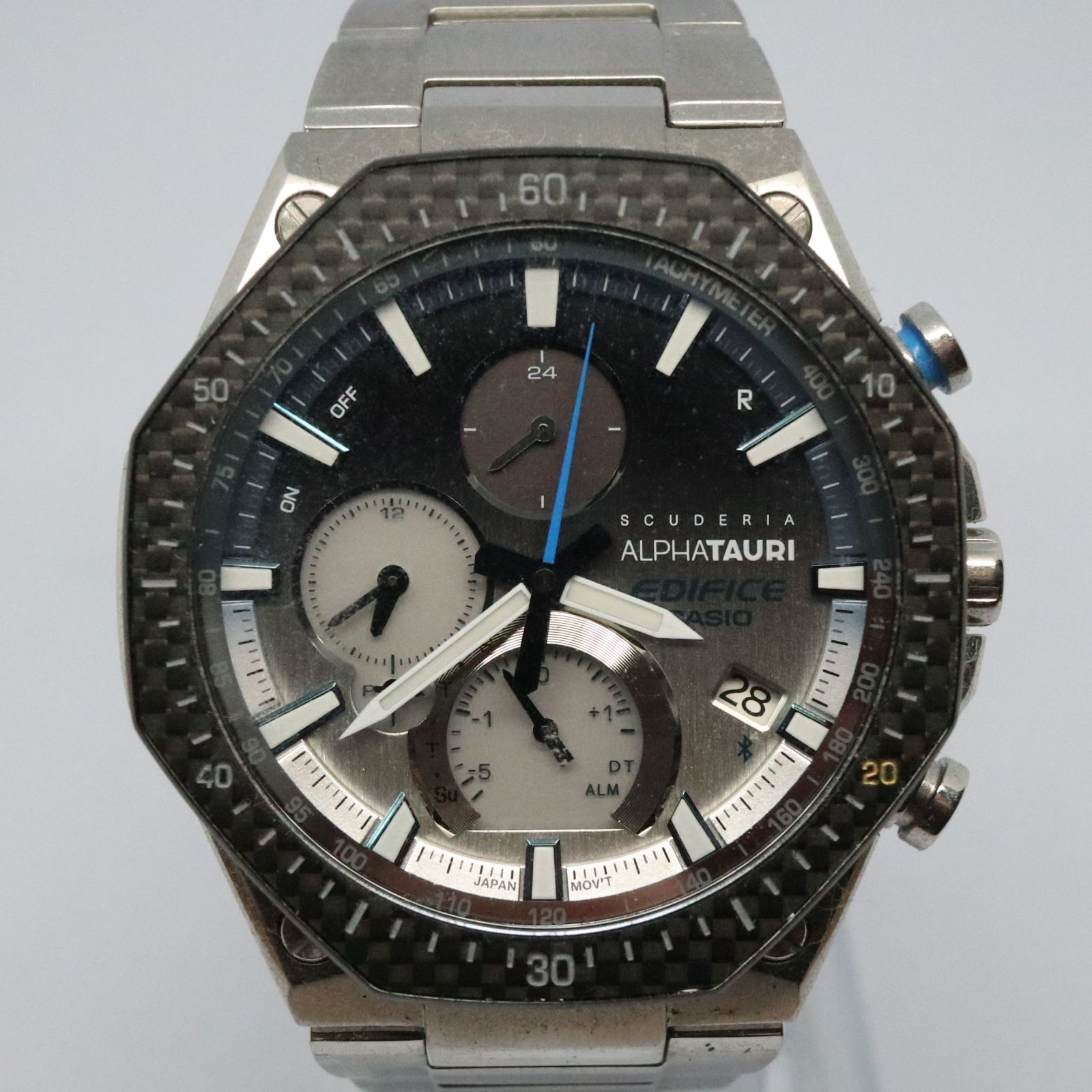 稼働品】CASIO EDIFICE カシオ エディフィス アルファタウリ カーボン 